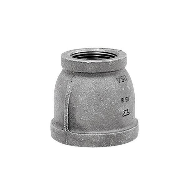 Anvil Anvil 1-1/4 in. FPT X 3/4 in. D FPT Black Malleable Iron Reducing Coupling 8700134458 - main